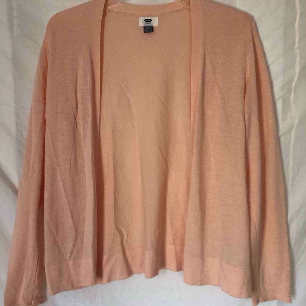 pink cardigan